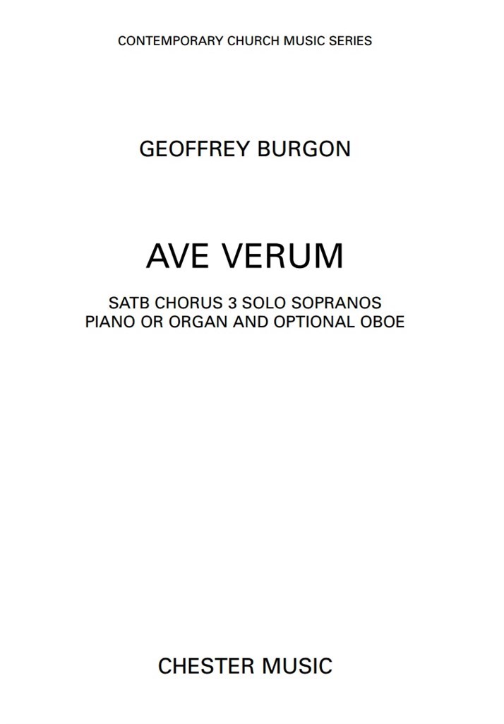 Ave Verum (SATB)